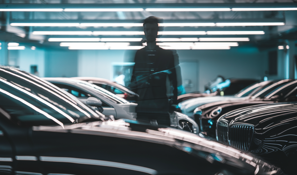 silhouette-homme-garage-voitures-elegantes