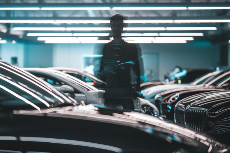 silhouette-homme-garage-voitures-elegantes