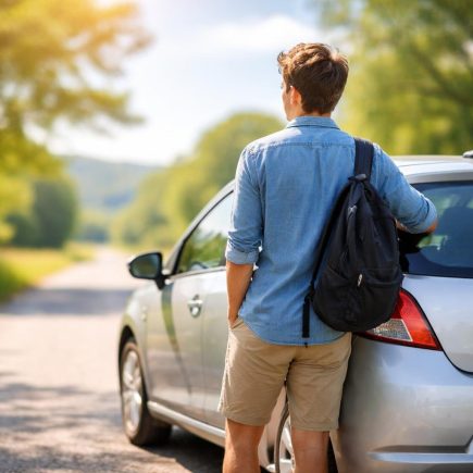 adulte-voiture-route-ensoleillee-arbres