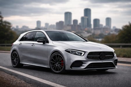 mercedes-classe-a-route-paysage-urbain