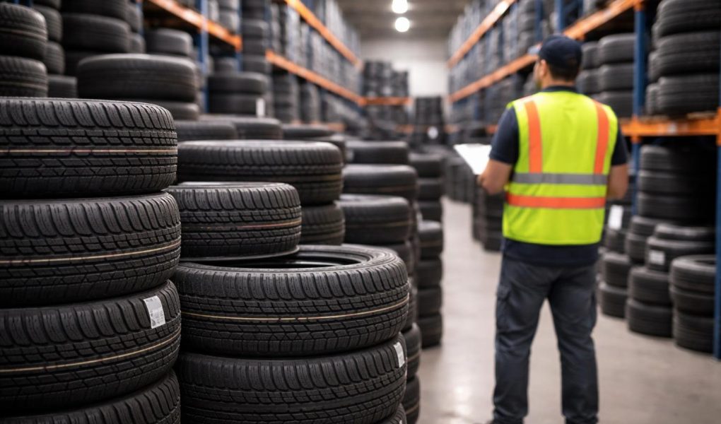 entrepot-pneus-employe-gilet-securite