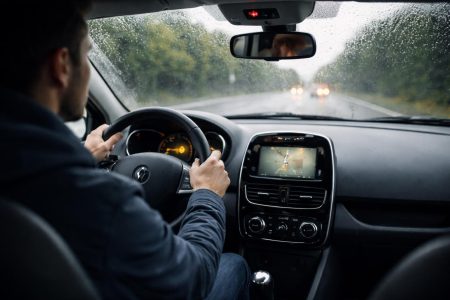 conducteur-renault-clio-pluie-tableau-bord