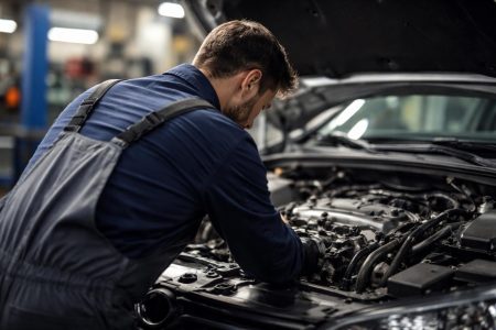 mecanicien-examine-moteur-atelier-organise