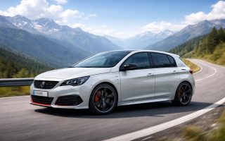 peugeot-308-gti-route-montagnes-ciel-bleu