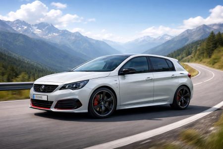 peugeot-308-gti-route-montagnes-ciel-bleu